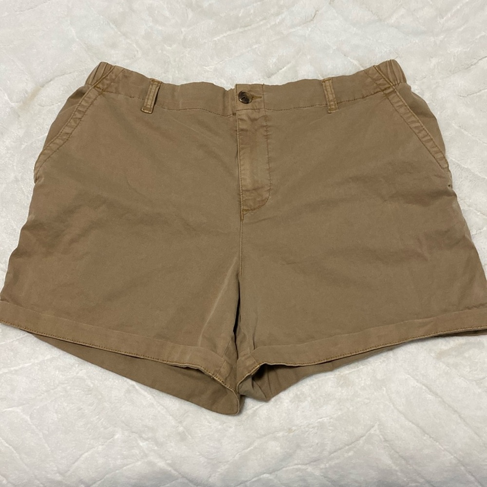 ✨NWOT✨ OLD NAVY OG HIGH WAISTED CHINO SHORTS in SAND SZ L